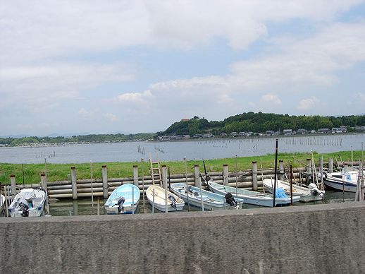 浜名湖の村櫛海岸です。